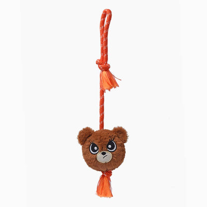 Hugsmart Products Inc - HugSmart Pet - Fluffy Tuggerz | Teddy Bear - Dog Rope Toy