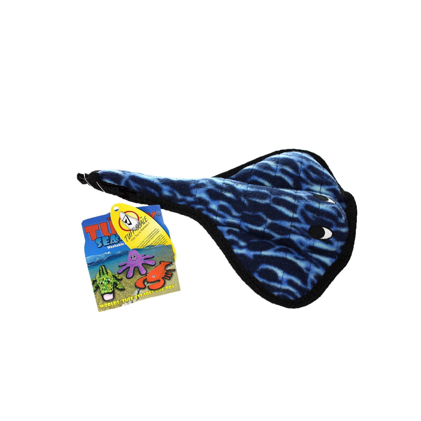 Tuffy Dog Toys - VIP Products - Tuffy Ocean Stingray, Durable, Tough, Squeaky Dog Toy - Doot's Pet LLC Collars For A Cause