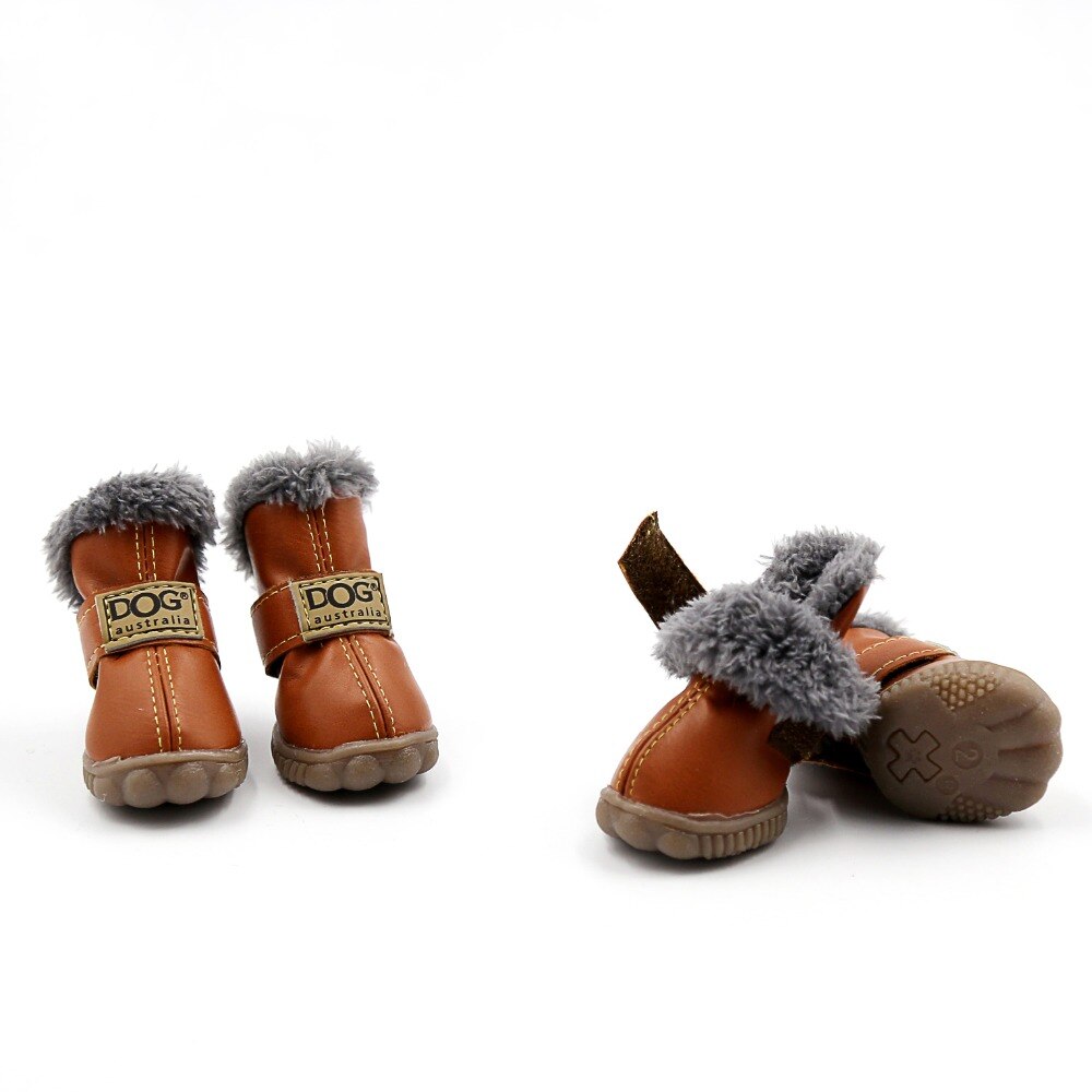 Dog Australia Waterproof Fleece-Lined Warm Dog Snow Boots - Doot's Pet LLC Collars For A Cause