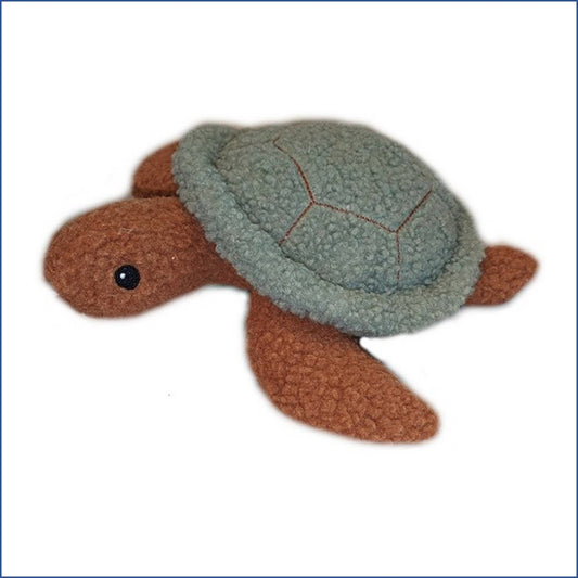 Barker's Bowtique - Sammy the Sea Turtle Fleece Dog Toy