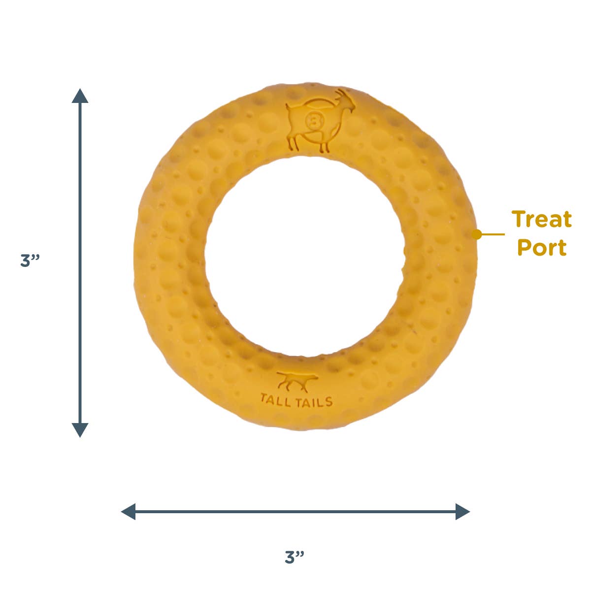 Tall Tails - GOAT Sport Ring Dog Toy - Small