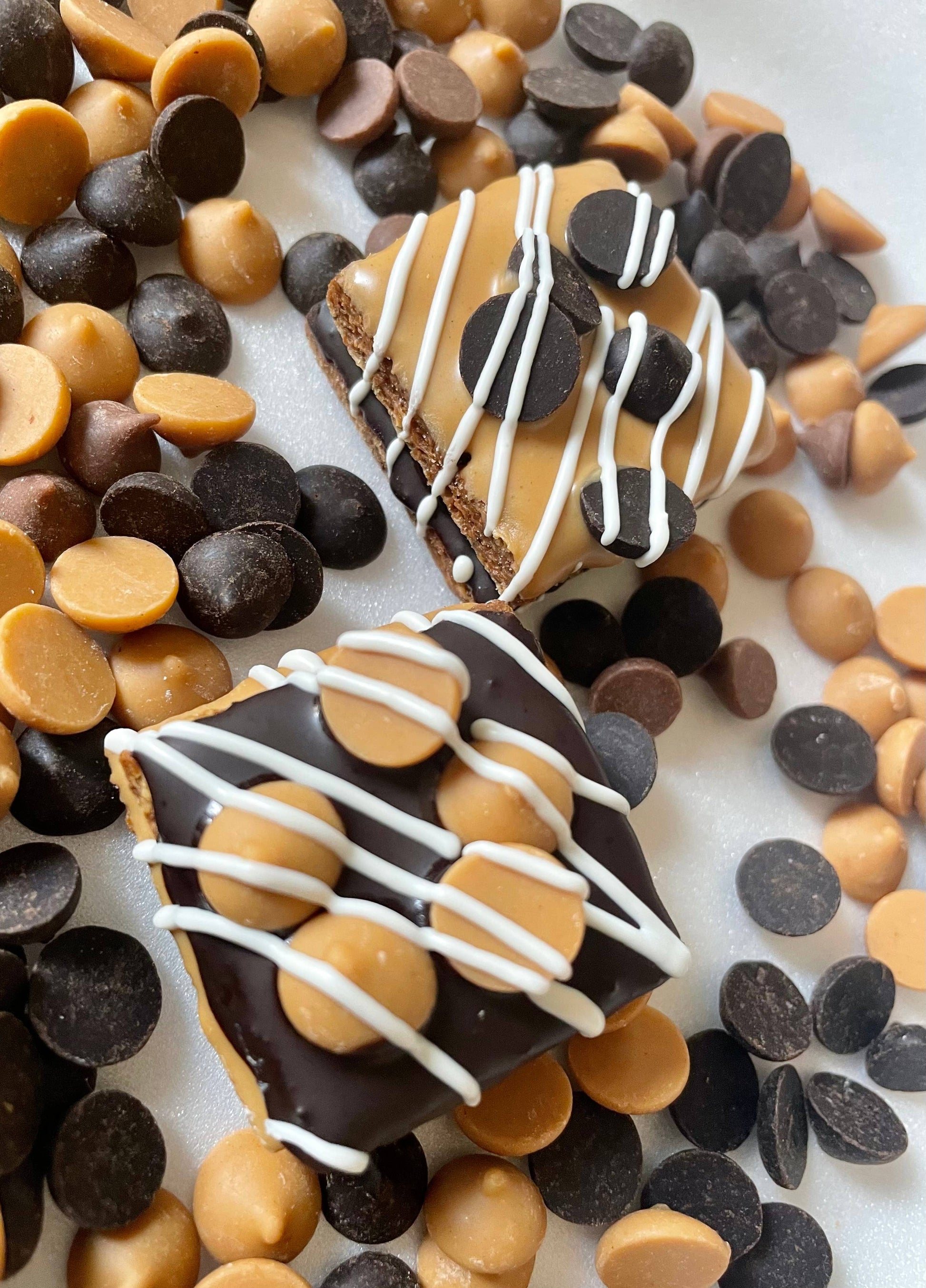 YumYum4DOGS - Peanut butter & Carob chip dog treat truffle- Single - Doot's Pet LLC Collars For A Cause