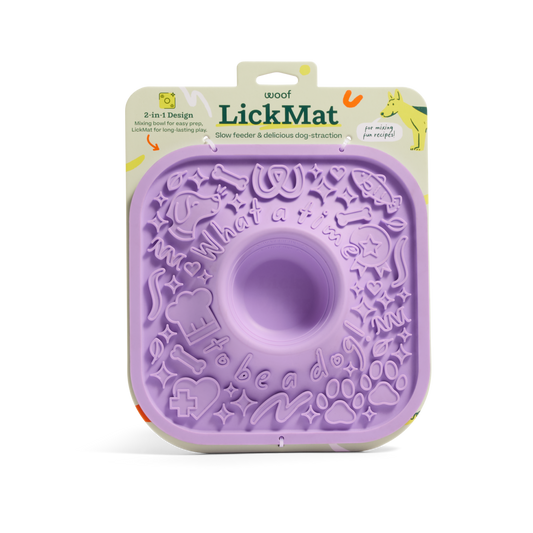 Woof - LickMat - Purple or Green