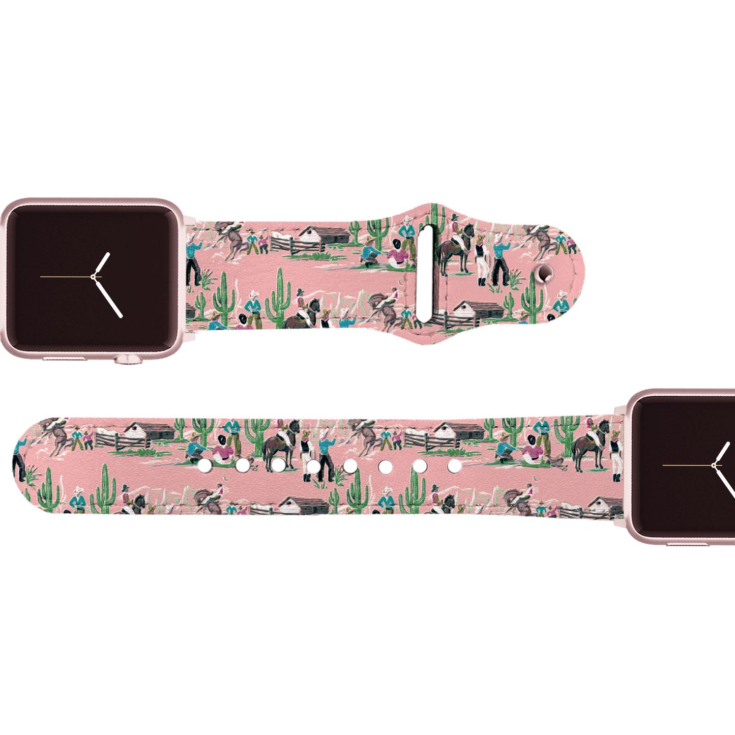 Vintage Cowboys Leather Apple Watch Band