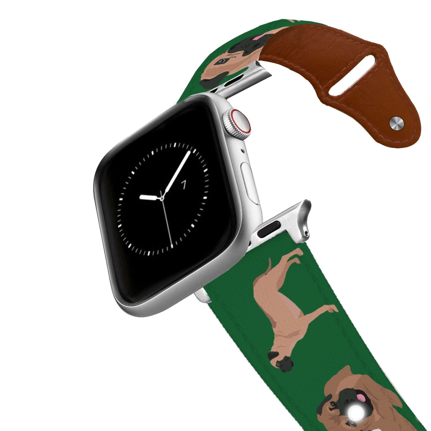 Bull Mastiff Leather Apple Watch Band