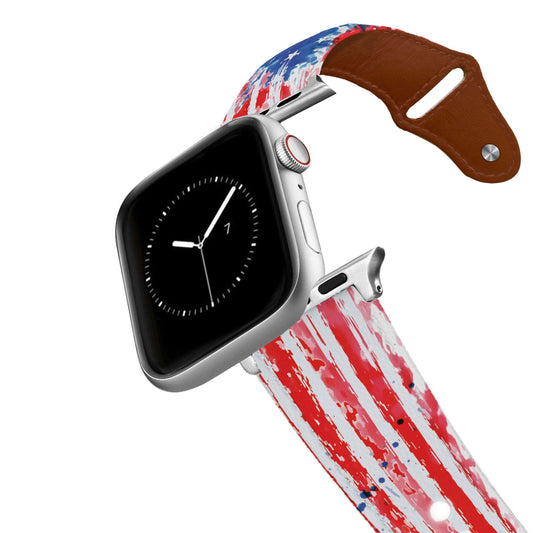 Vintage Americana Leather Apple Watch Band