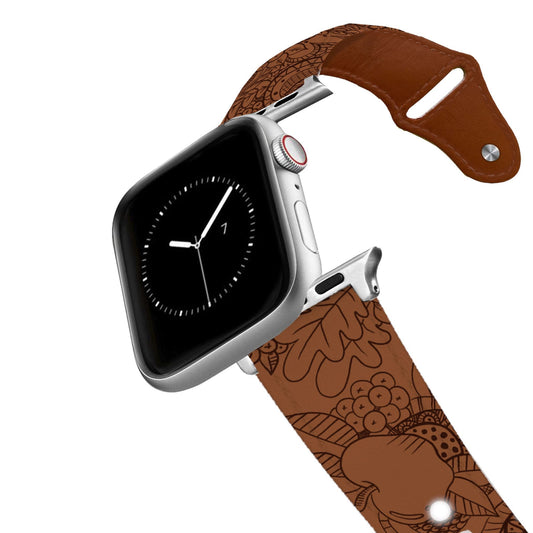 Give Thanks Leather Apple Watch Band
