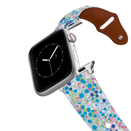 SanSoleil™ - Flower Power Leather Apple Watch Band