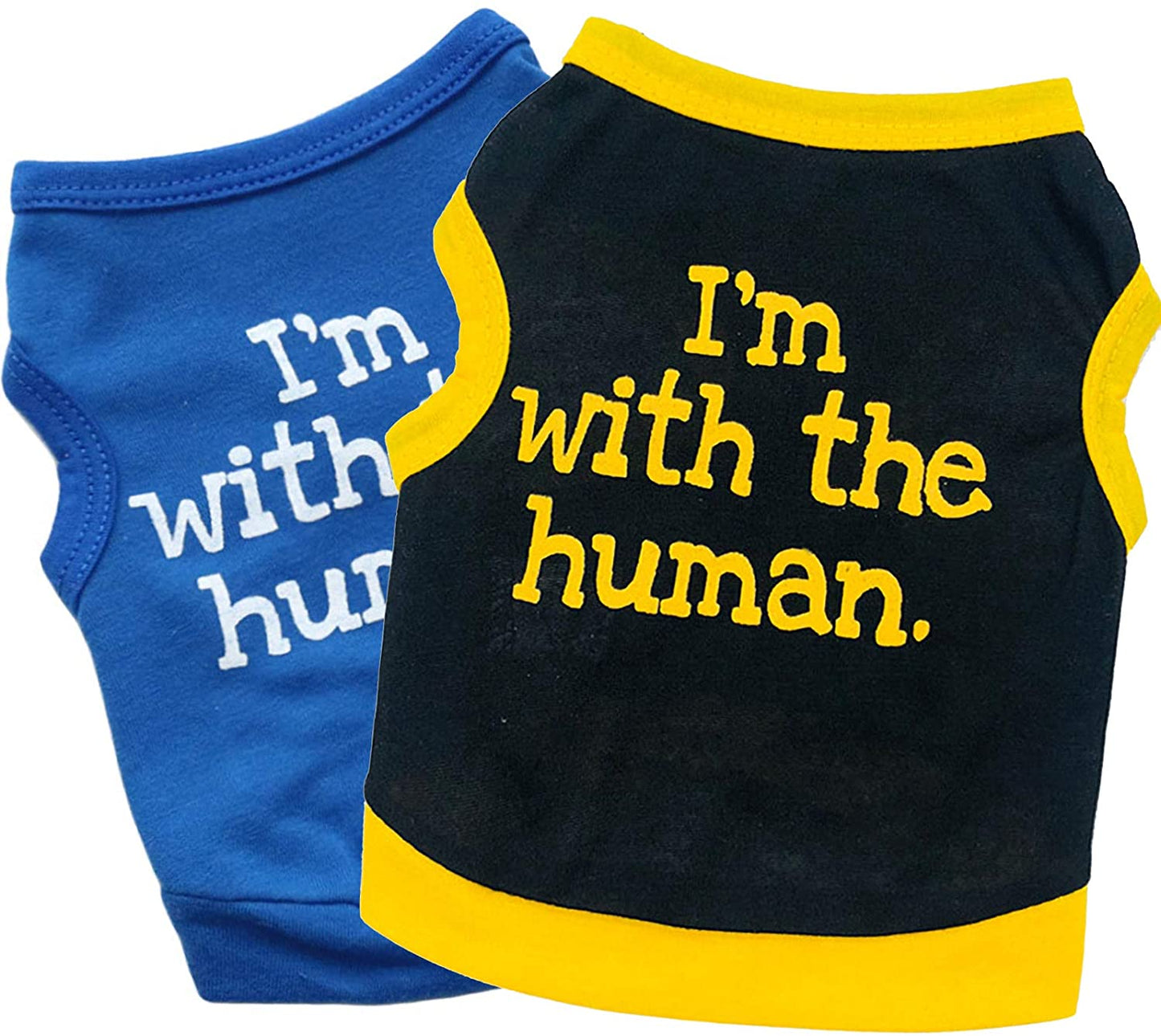 I'm with The Human Dog Cat Puppy Pet Shirts - Doot's Pet LLC Collars For A Cause