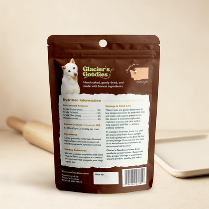 Glacier's Goodies - Goat Milk Dog Treats – Carob (7oz)