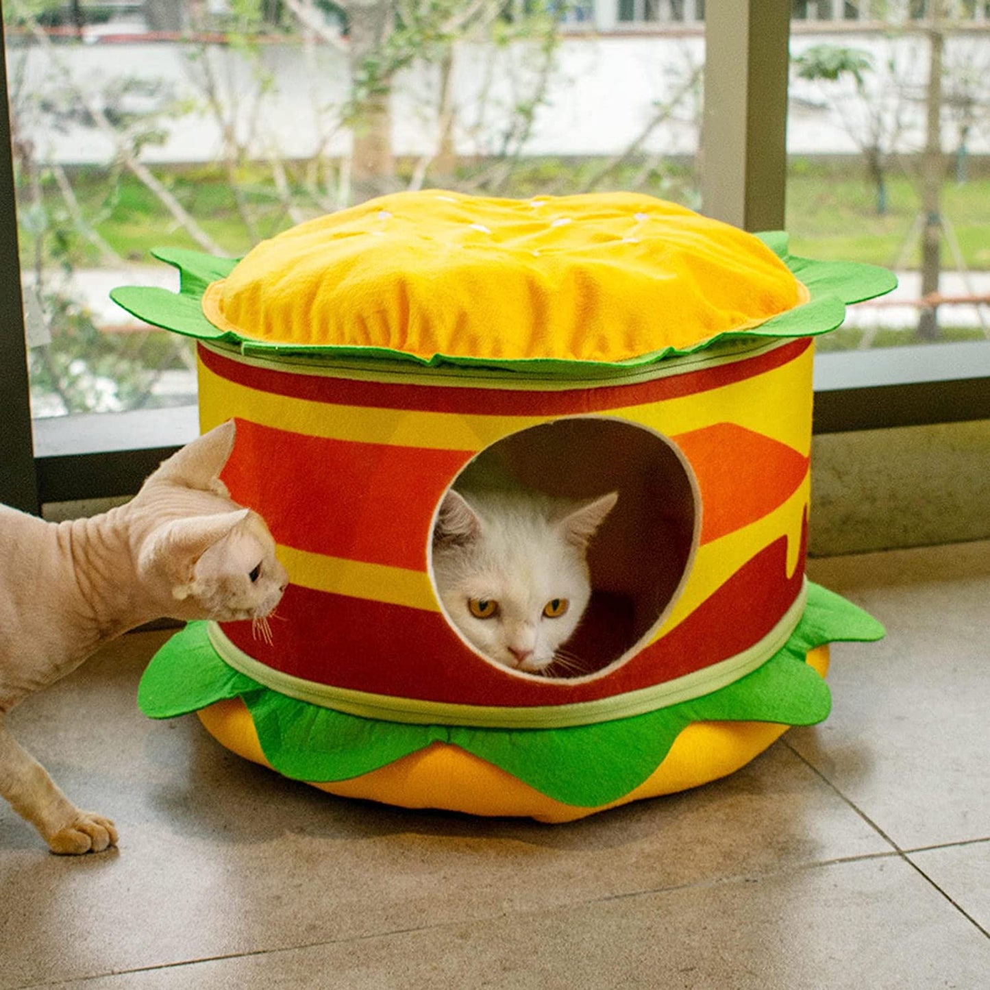 Hamburger French Fries Pet Bed