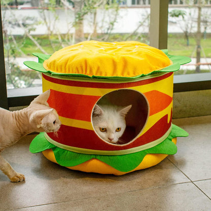 Hamburger French Fries Pet Bed