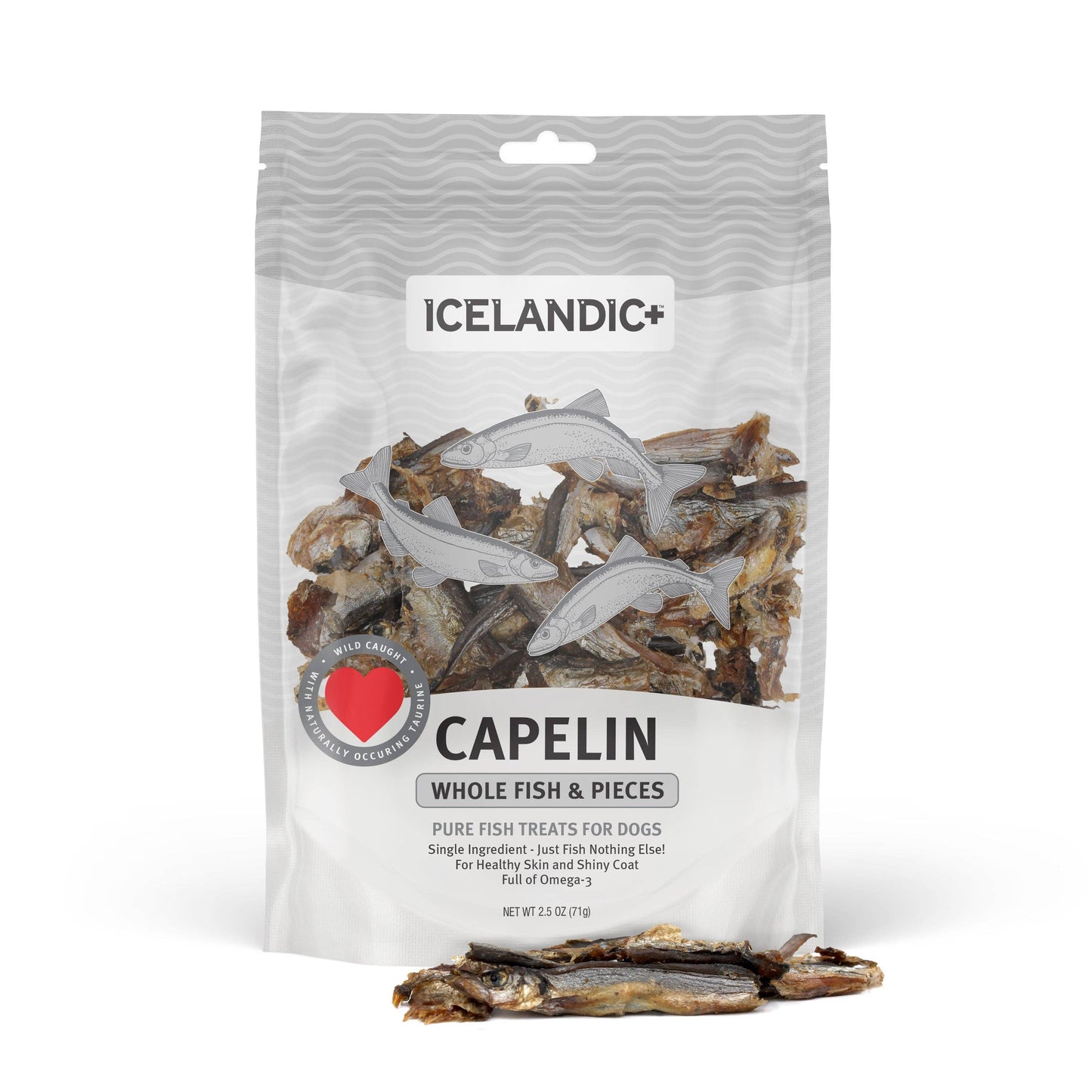 Icelandic+ - Capelin Whole Fish & Pieces Dog Treats