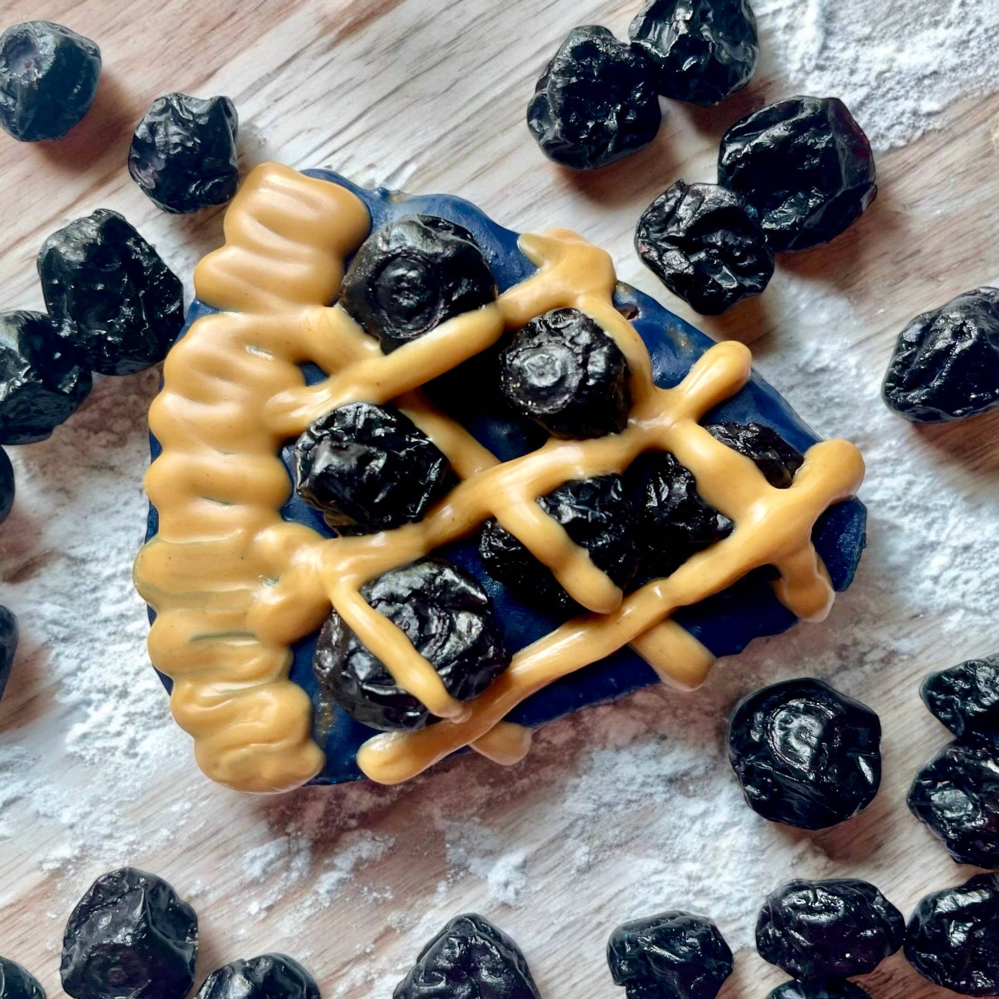 YumYum4DOGS - Blueberry Pie Slice dog treat- Single - Doot's Pet LLC Collars For A Cause