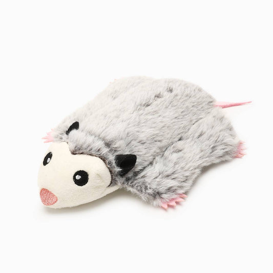 Hugsmart Products Inc - HugSmart Pet - Flattie Animal | Opossum - Dog Plush Toy