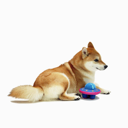 Hugsmart Products Inc - HugSmart Pet - Space Paws | UFO - Dog Plush Toy