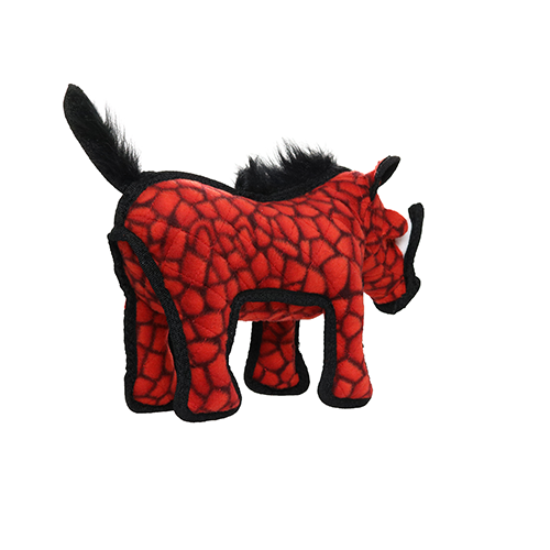 Tuffy Dog Toys - VIP Products - Tuffy Desert Warthog - Red, Tough, Durable Dog Toy - Doot's Pet LLC Collars For A Cause