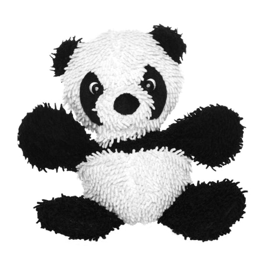 Tuffy Dog Toys - VIP Products - Mighty Microfiber Ball Panda, Durable, Squeaky Dog Toy
