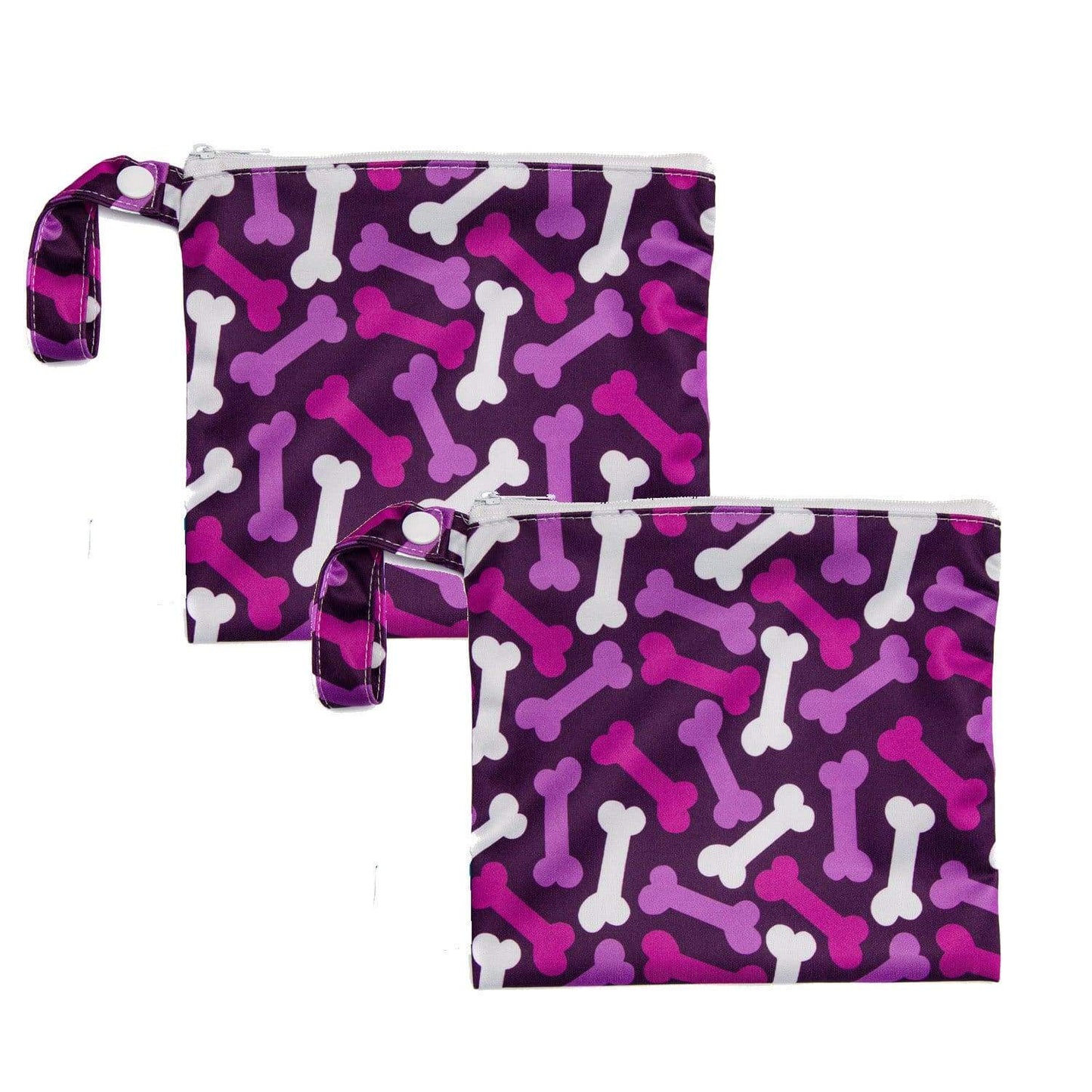 Yucky Puppy - Yucky Puppy Dog Poop Bag Holders-- Blue or Pink/Purple Bone (Set of 2)--TWO SIZES