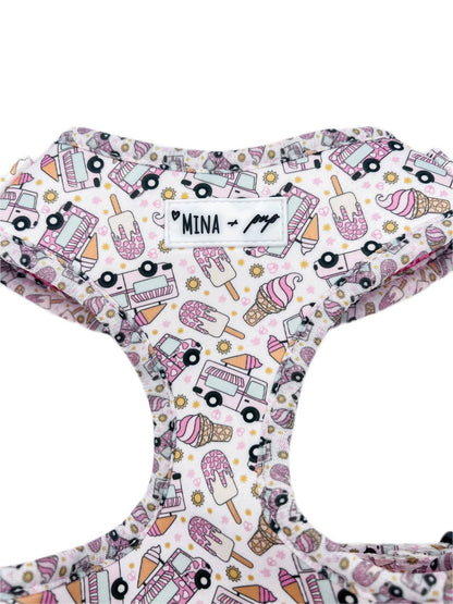 Mina + Pup - Ice Cream Dreams Adjustable Dog and Cat Harness