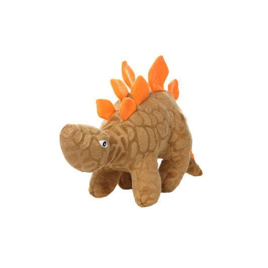 Tuffy Dog Toys - VIP Products - Mighty Dinosaur Stegosaurus, Plush, Squeaky Dog Toy