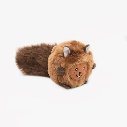 ZippyPaws - Bushy Throw - Squirrel - Dog Toy