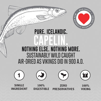 Icelandic+ - Capelin Whole Fish & Pieces Dog Treats