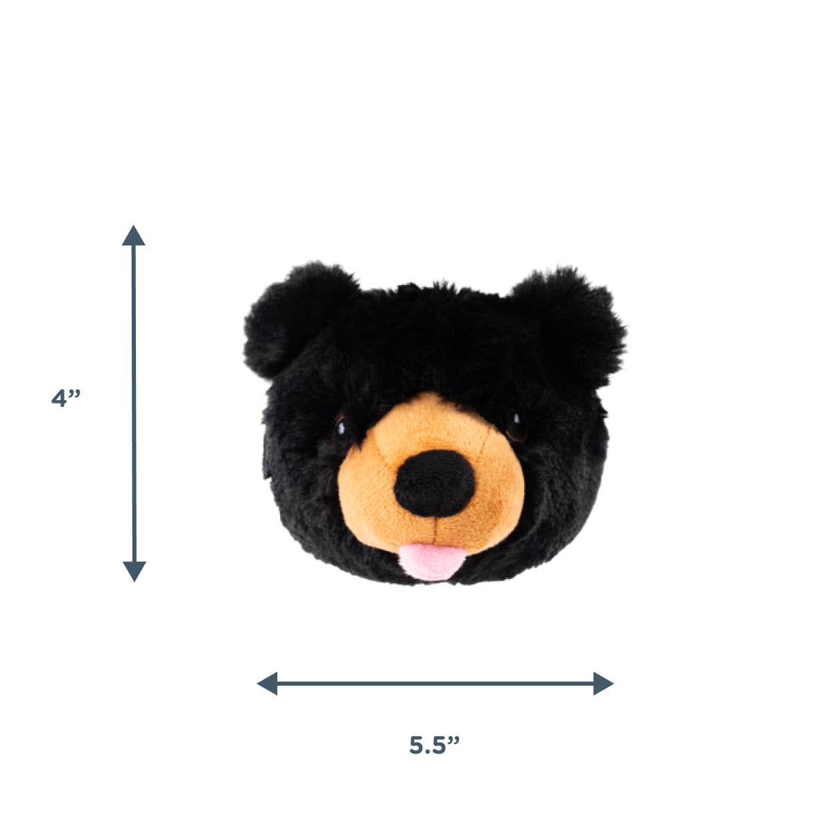 Tall Tails - Black Bear 2-in-1 Fetch Ball Dog Toy