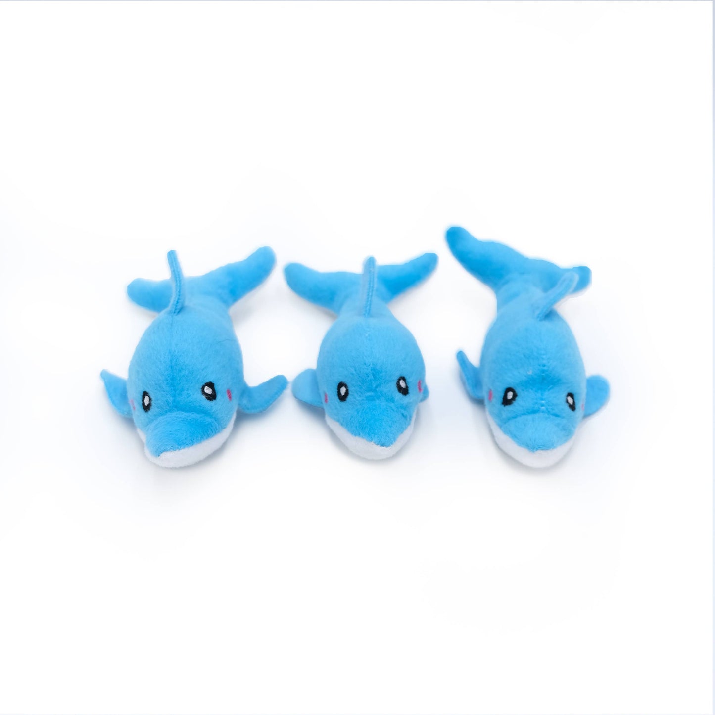 ZippyPaws - Zippy Burrow® - Dolphins in Palm Tree - Dog Toy