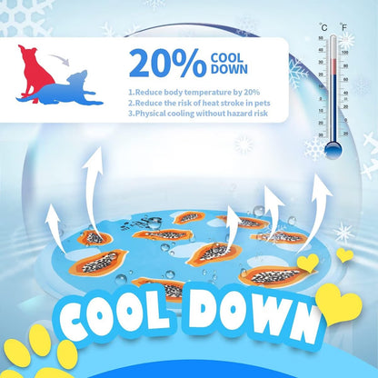 Chill Out - Dog Cooling Mat - Cooling Mat for Summer - Doot's Pet LLC Collars For A Cause