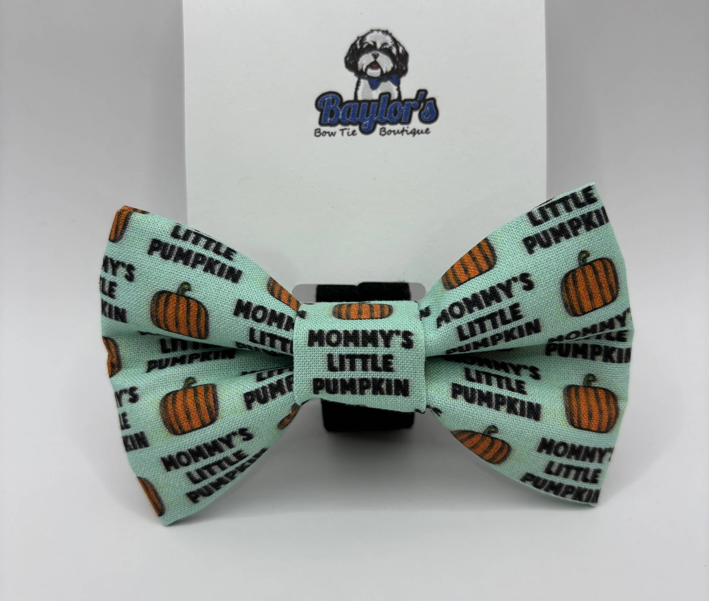 Baylor's Bow Ties - Mommy’s little pumpkin Dog Bow Tie  