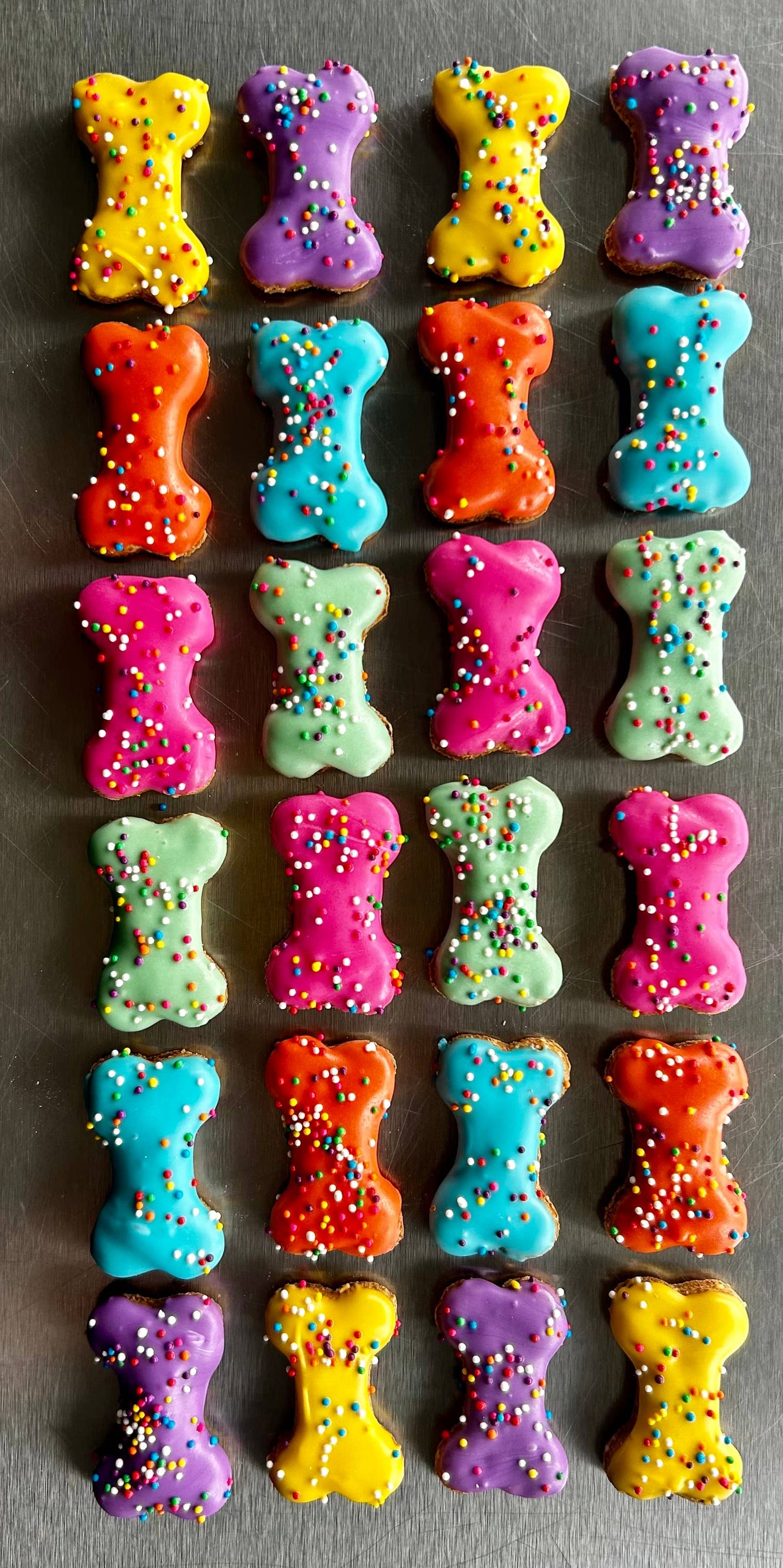 YumYum4DOGS - Mini Funsies bone dog treat- Single - Doot's Pet LLC Collars For A Cause