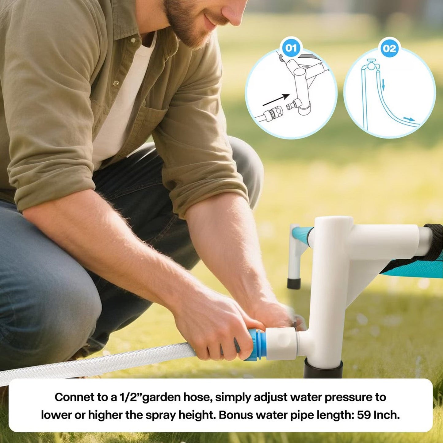 Chill Out - Sprinkling Pet Cot for Summer