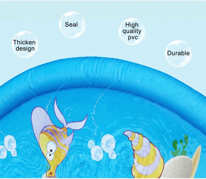 Pet Dog Sprinkler Pad Play Cooling Mat - Doot's Pet LLC Collars For A Cause