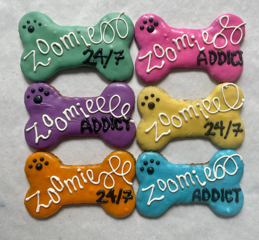 YumYum4DOGS - 6 inch Zoomies ADDICT dog treat- Single - Doot's Pet LLC Collars For A Cause