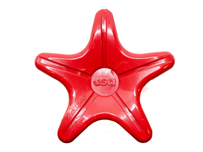 SodaPup - Starfish Ultra Durable Nylon Dog Chew Toy - Red - RED