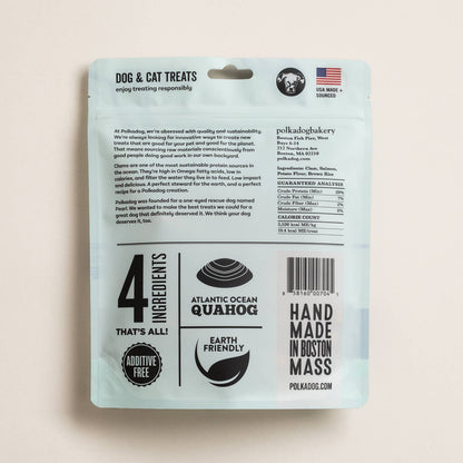 Polkadog Clam Chowda Training Bits Crunchy Dog & Cat Treats