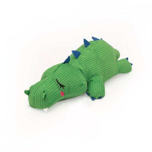 ZippyPaws - Snooziez with Shhhqueaker - Alligator 24/cs - Dog Toy