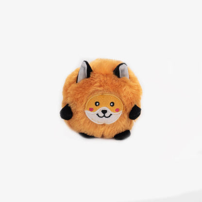 ZippyPaws - Bushy Throw - Fox - Dog Toy