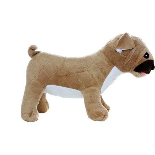 Tuffy Dog Toys - VIP Products - Mighty Farm Pug, Plush, Squeaky Dog Toy
