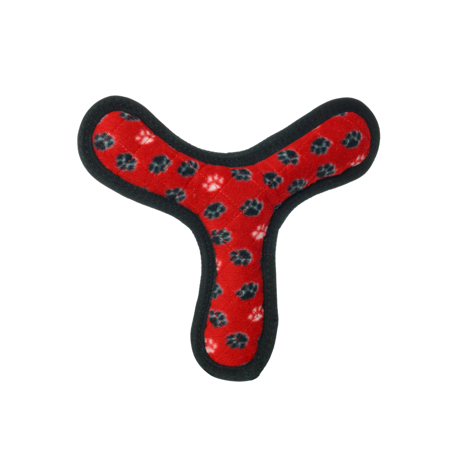 Tuffy Dog Toys - VIP Products - Tuffy Ultimate Boomerang - Red Paw, Squeaky Dog Toy - Doot's Pet LLC Collars For A Cause