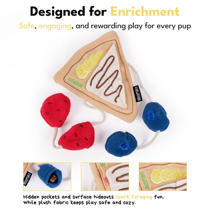 CHEWFFON - CHEWFFON Crepe Snuffle & Treat Puzzle Toy