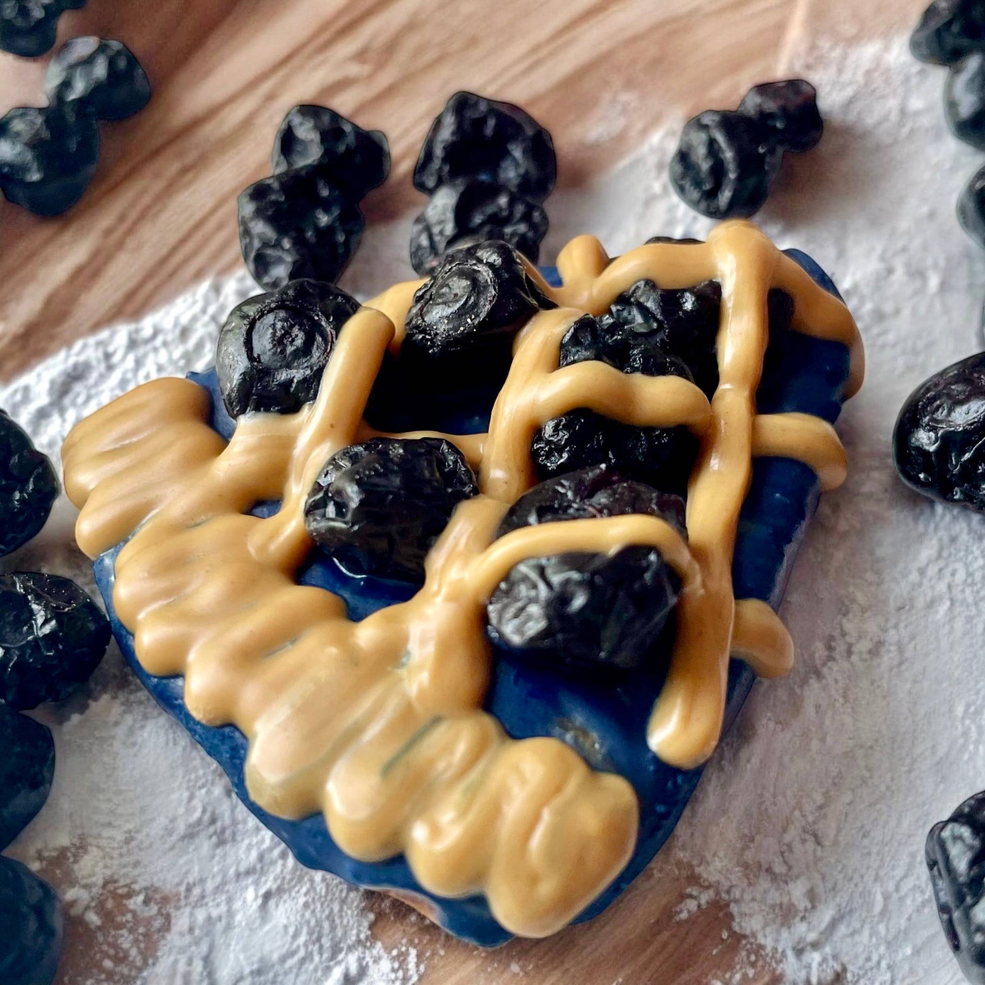 YumYum4DOGS - Blueberry Pie Slice dog treat- Single - Doot's Pet LLC Collars For A Cause