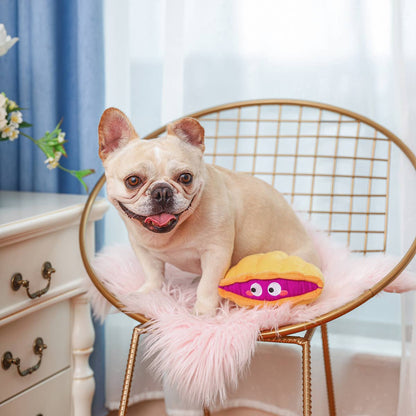Hugsmart Products Inc - HugSmart Pet - Ocean Pals | Clam - Dog Plush Toy