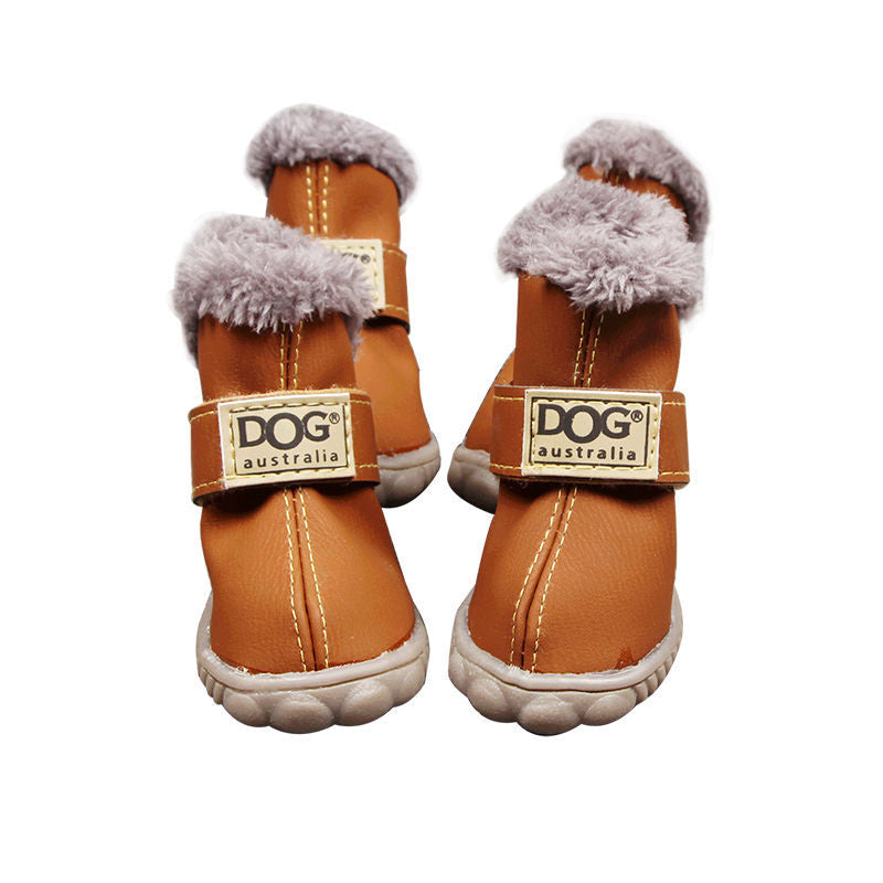 Dog Australia Waterproof Fleece-Lined Warm Dog Snow Boots - Doot's Pet LLC Collars For A Cause