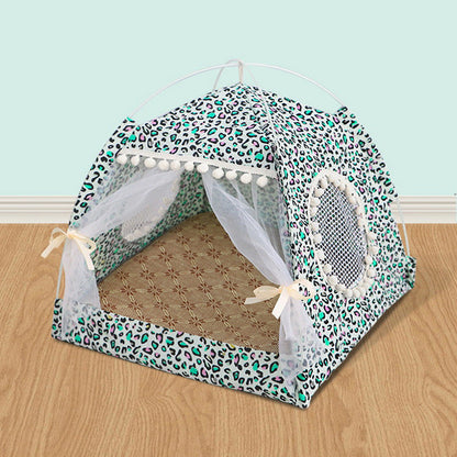 Comfy Calming Pet Tent Bed for Small Dogs and Cats