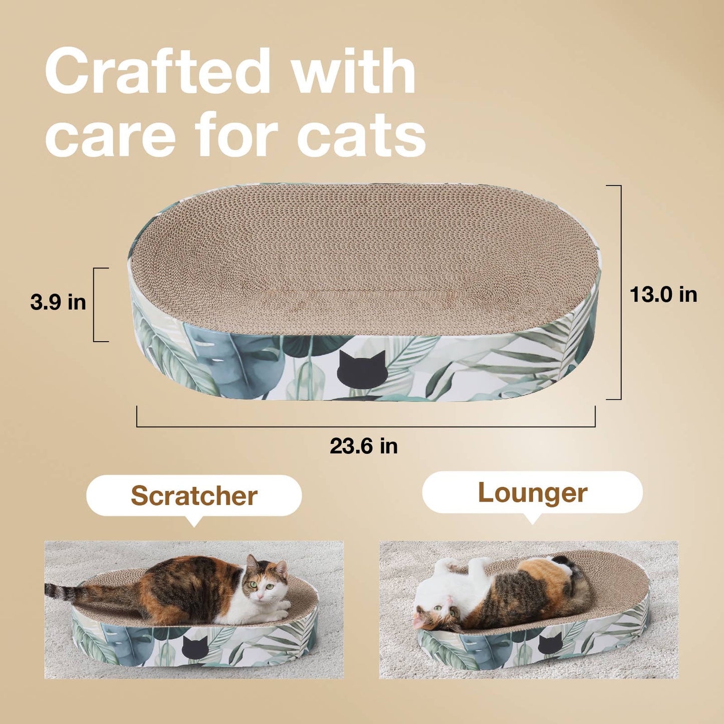 MOON-X USA, INC. - Cozy Cat Scratcher Bowl Capsule (Go Green)