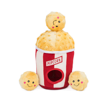ZippyPaws - Zippy Burrow - Popcorn Bucket - Dog Toy