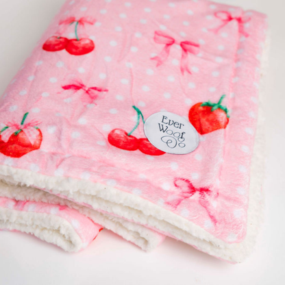 Sweet Cherie Dog Blanket