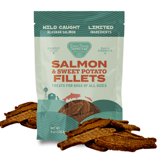 Salmon and Sweet Potato Fillets - Doot's Pet LLC Collars For A Cause